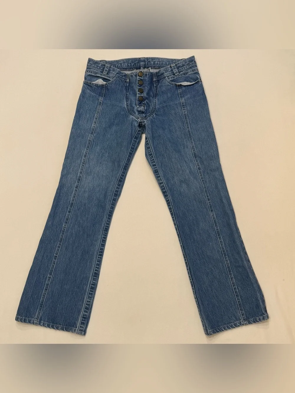 Vintage Nasty Pig Denim Jeans Pants Snap Button Up Men's Size 32 Made in USA
